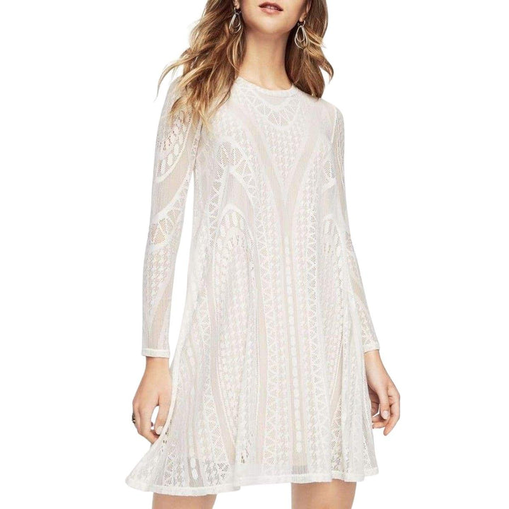 Long-Sleeve Lace Dress
