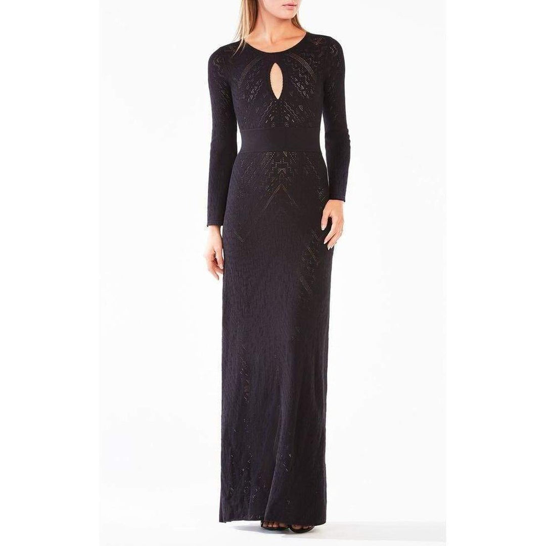 Loryn Cutout Pointelle Maxi Dress