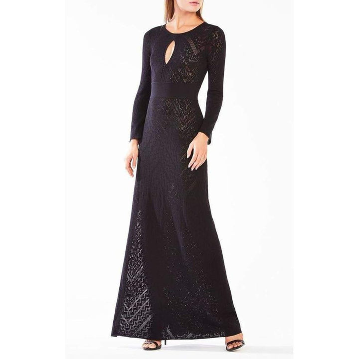 Loryn Cutout Pointelle Maxi Dress