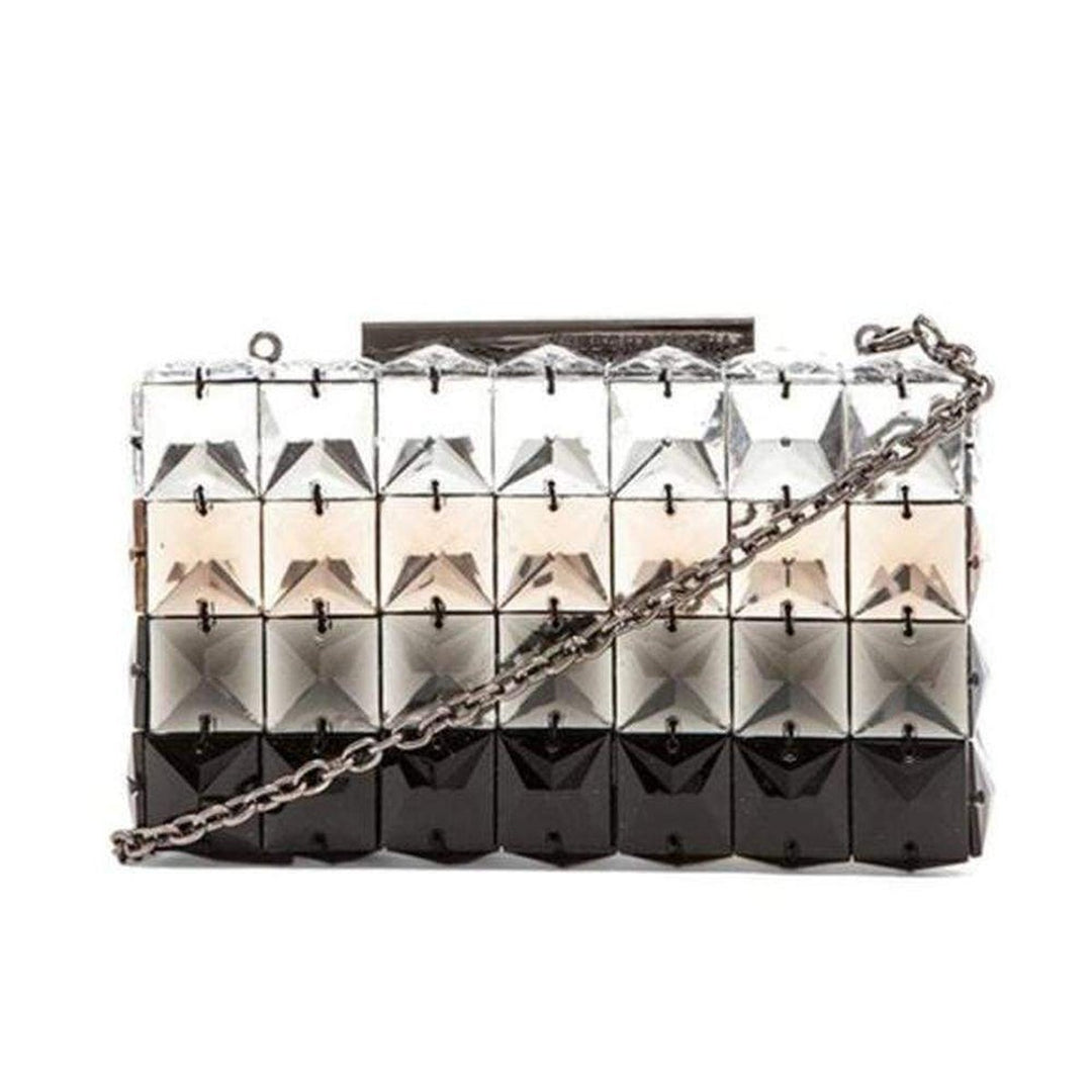 Lulu Ombre Faux-Crystal Bead Clutch