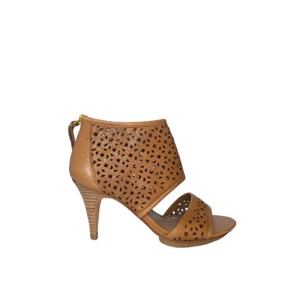 Ma-Helena Peep Toe Leather Sandal Shoes