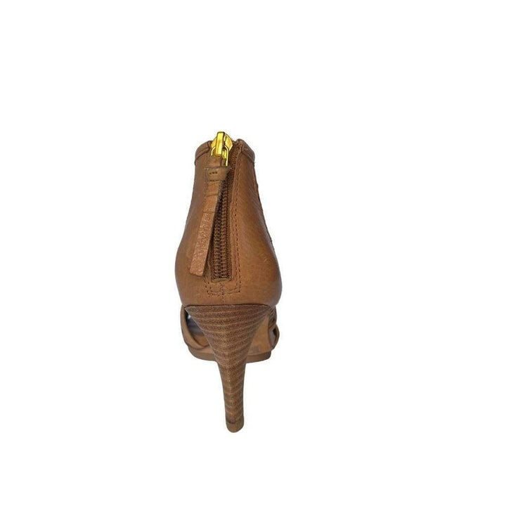 Ma-Helena Peep Toe Leather Sandal Shoes
