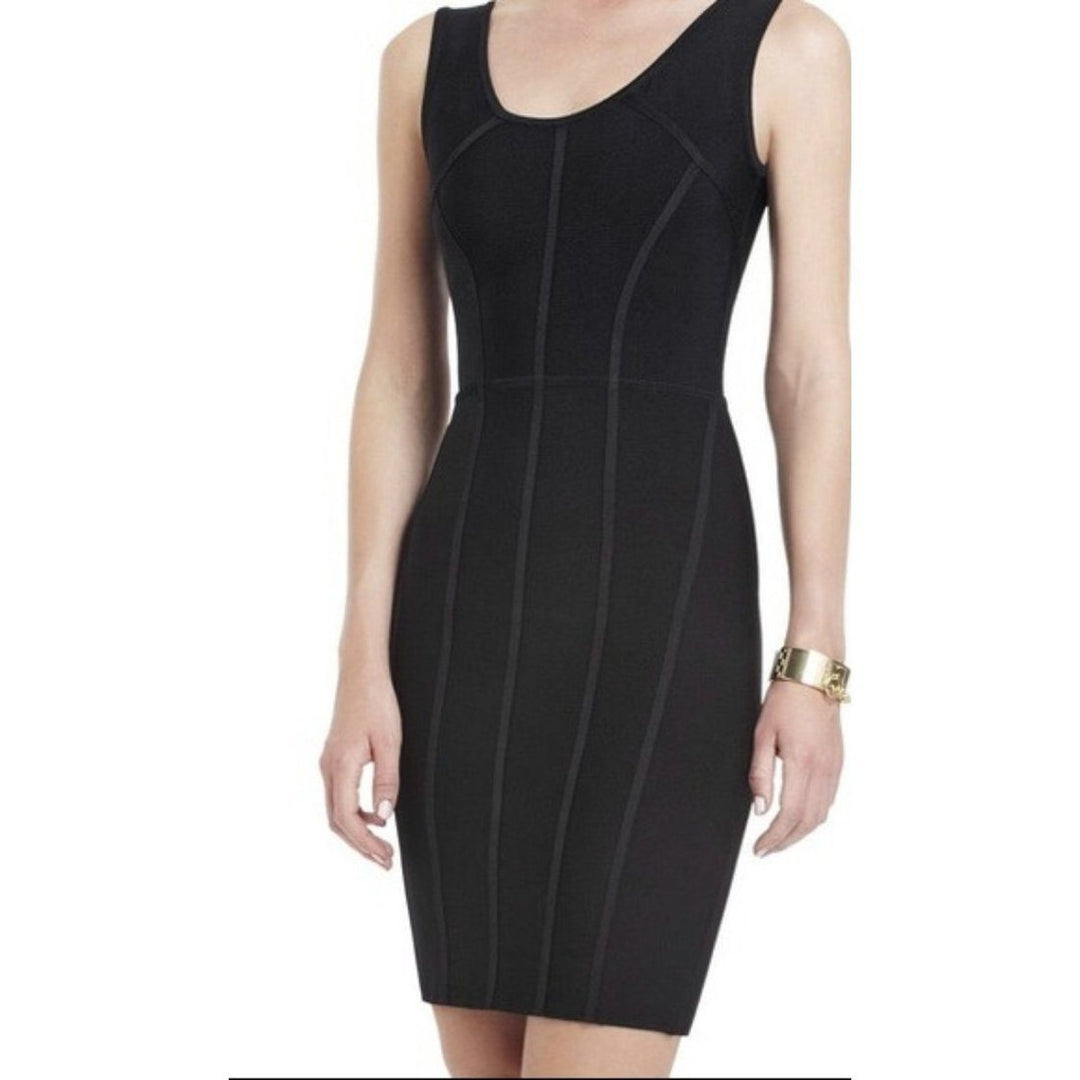 Makenna Black BodyCon Sheet Dress