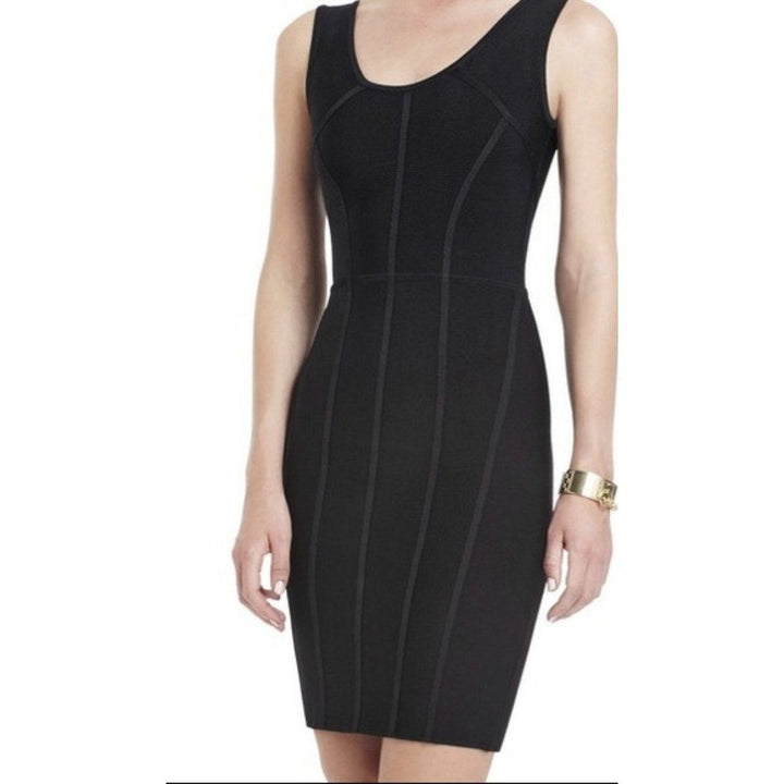 Makenna Black BodyCon Sheet Dress