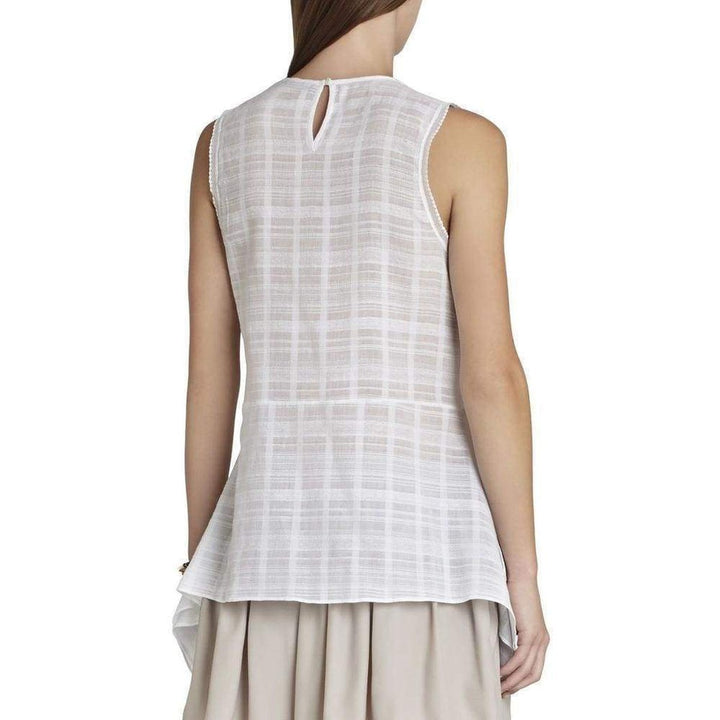 Marci Sleeveless Lace-Trim Top