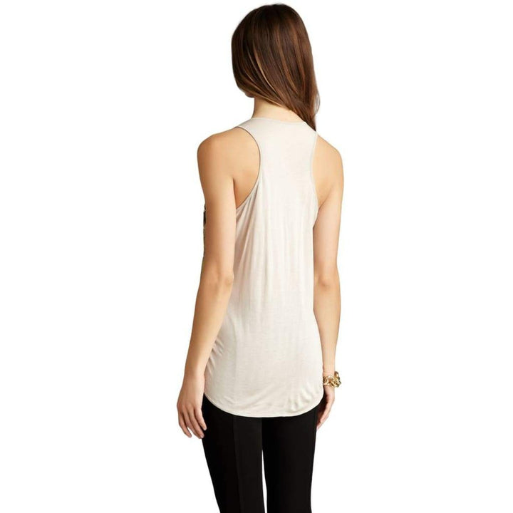 Zebra Sequined Tank Top