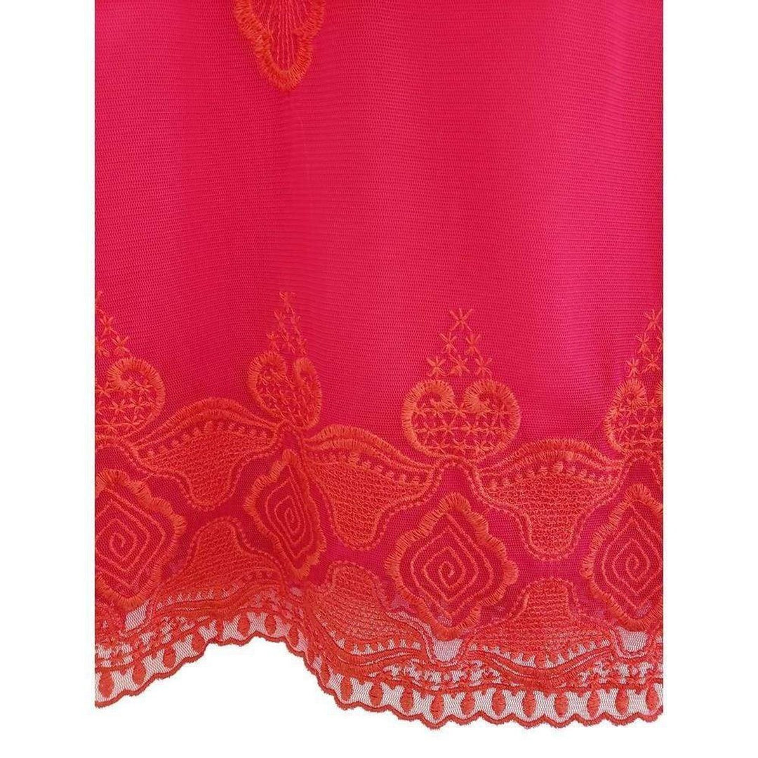 Mayela Ruby Red Strapless Dress