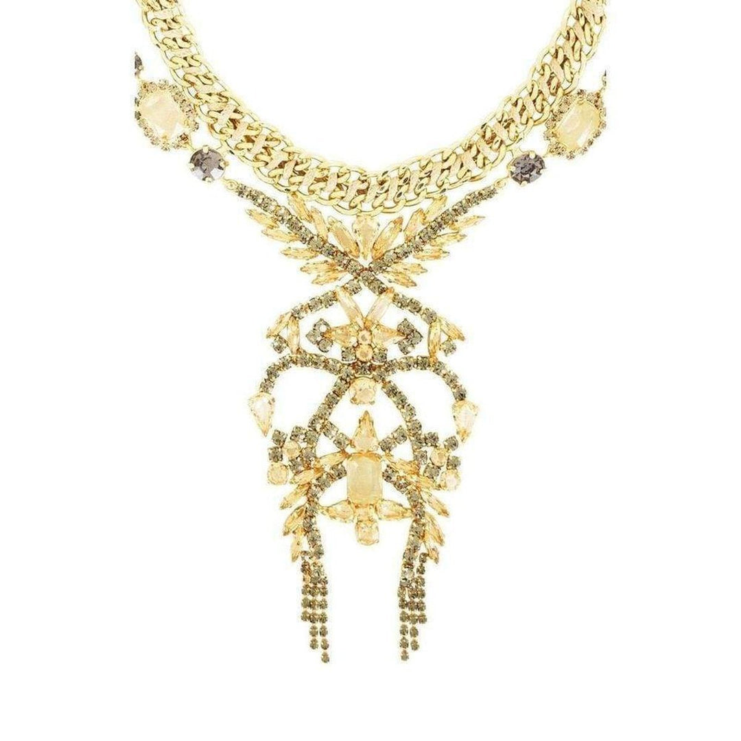 Mixed Stone Statement Necklace