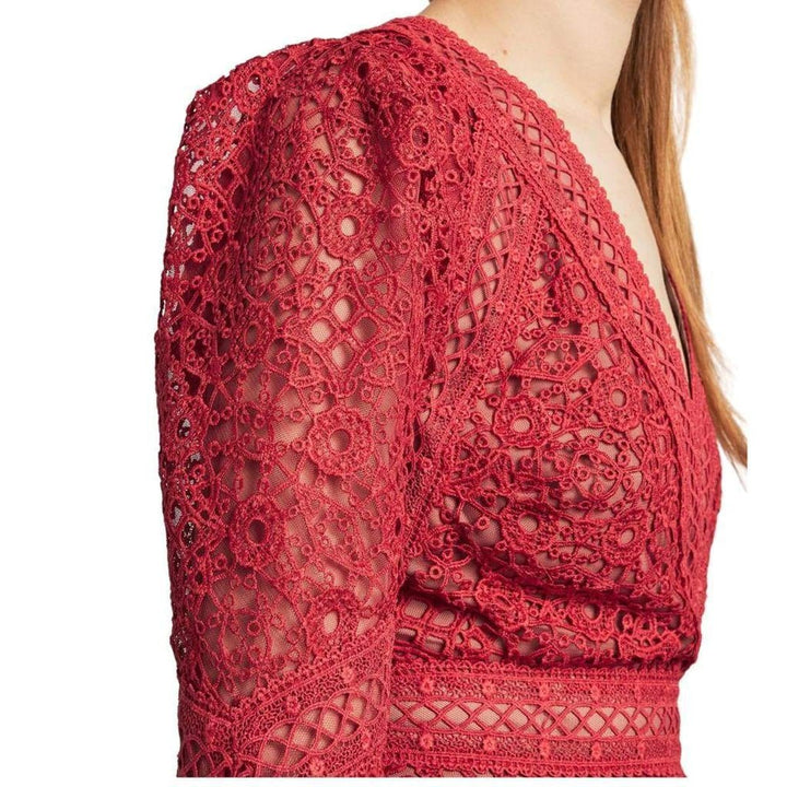 Mosaic Lace Maxi Dress