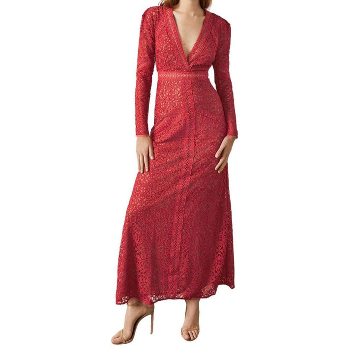 Mosaic Lace Maxi Dress