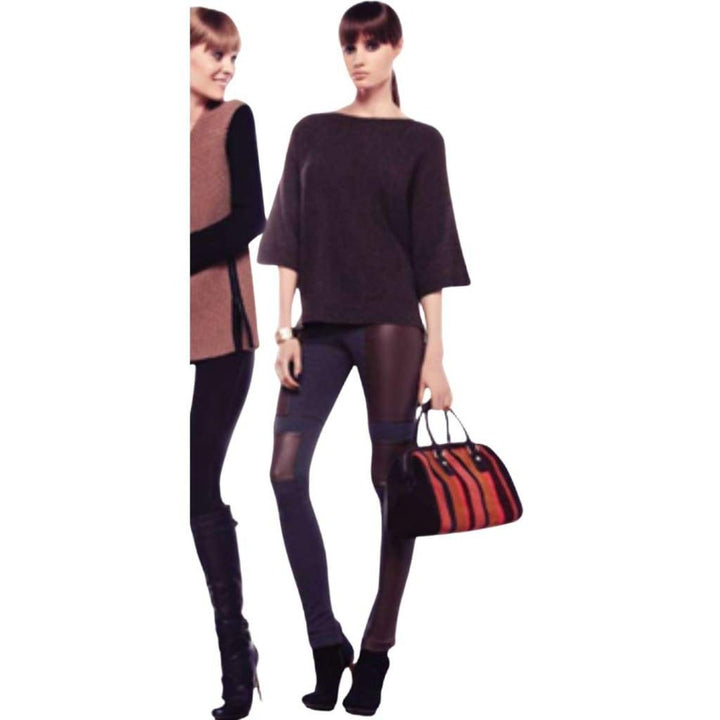 Multicolour Leather Tote Bag