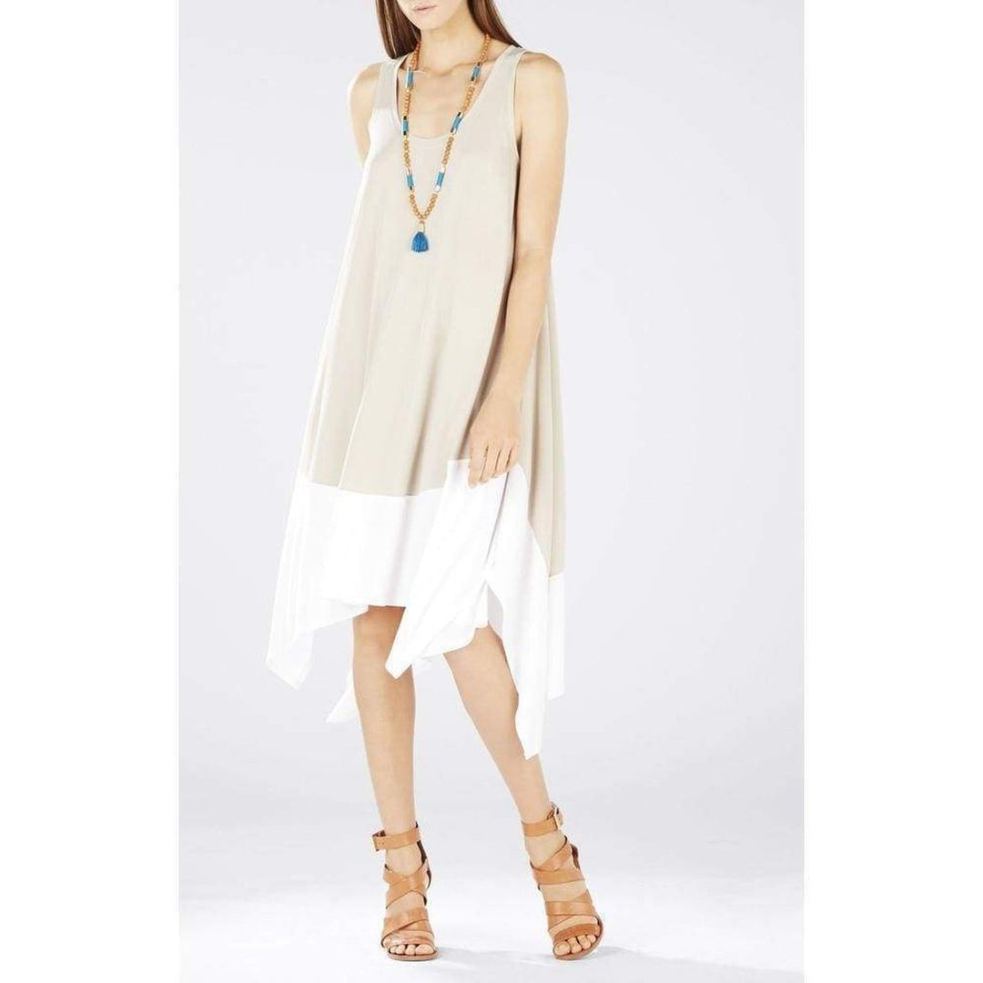 Handkerchief-hem Knit Dress