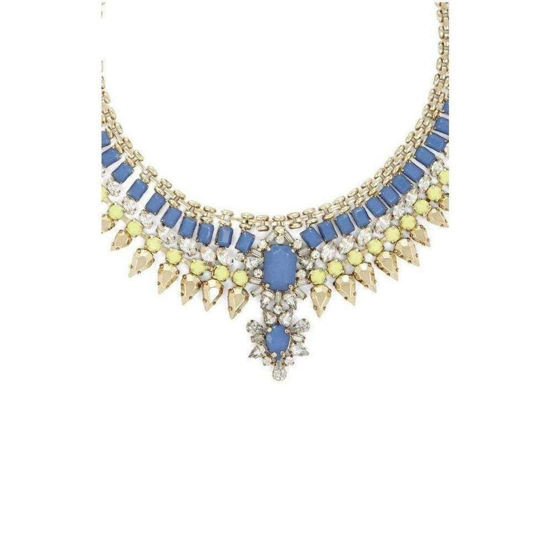 Natural Stone Spike Necklace