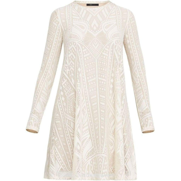 BCBGMAXAZRIA-Natyly Long-Sleeve Lace Dress - Runway Catalog