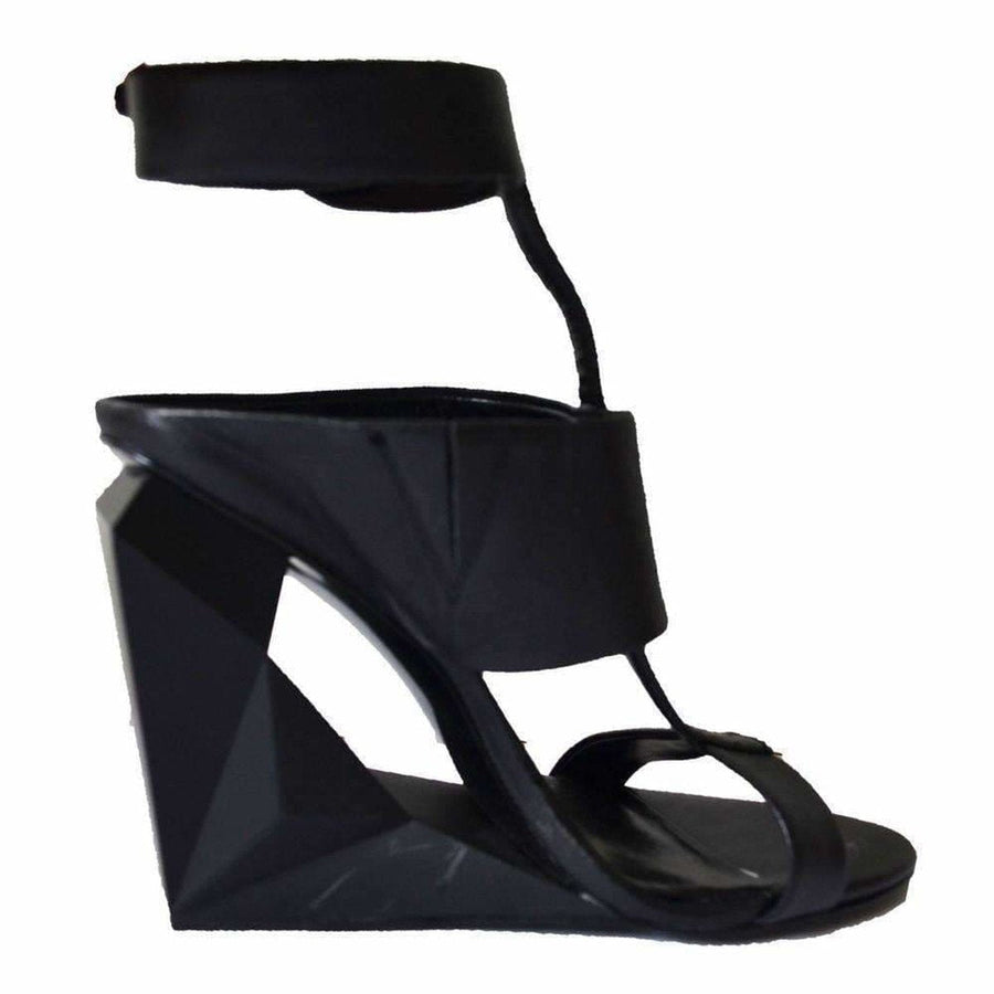 BCBGMAXAZRIA-Noella Cutout Wedge Sandal - Runway Catalog