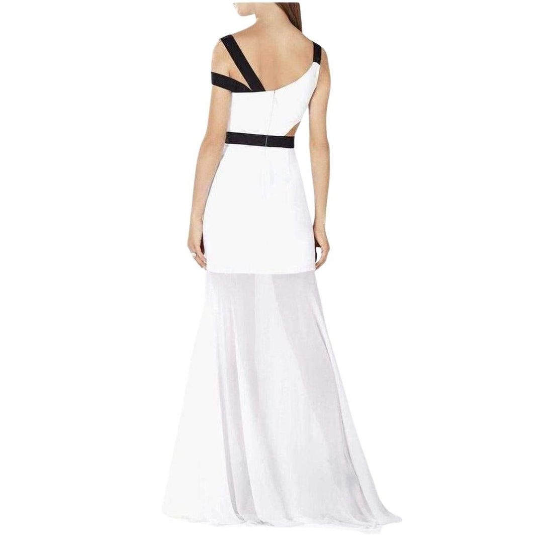 One Shoulder Cutout Waist Gown