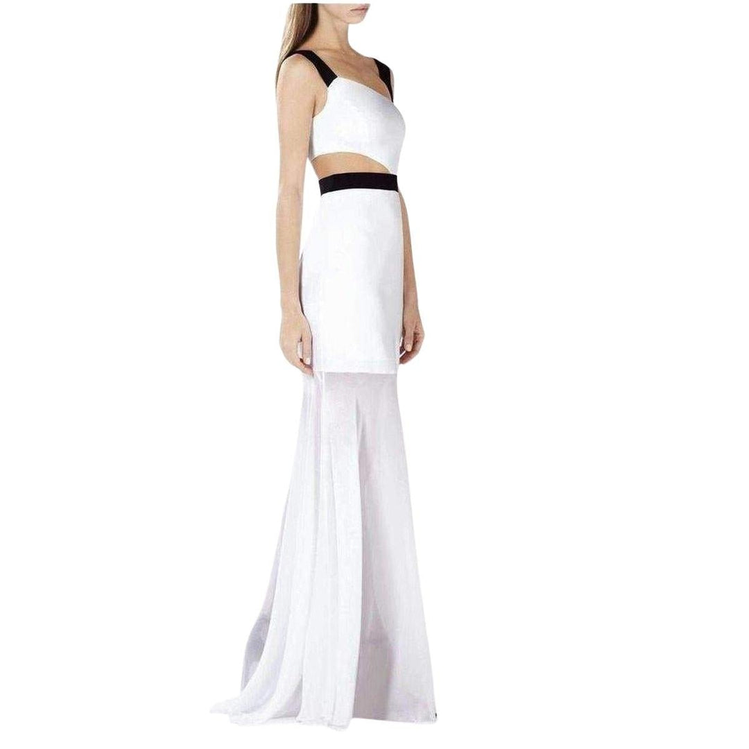 One Shoulder Cutout Waist Gown