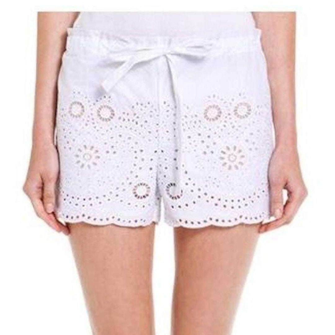 BCBGMAXAZRIA-Pash Drawstring Lace Shorts - Runway Catalog