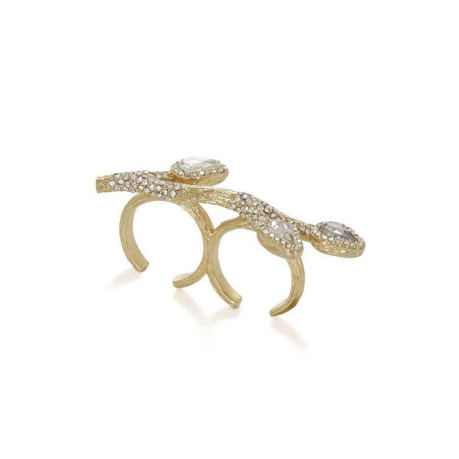 BCBGMAXAZRIA-Pave Branch Ring - Runway Catalog