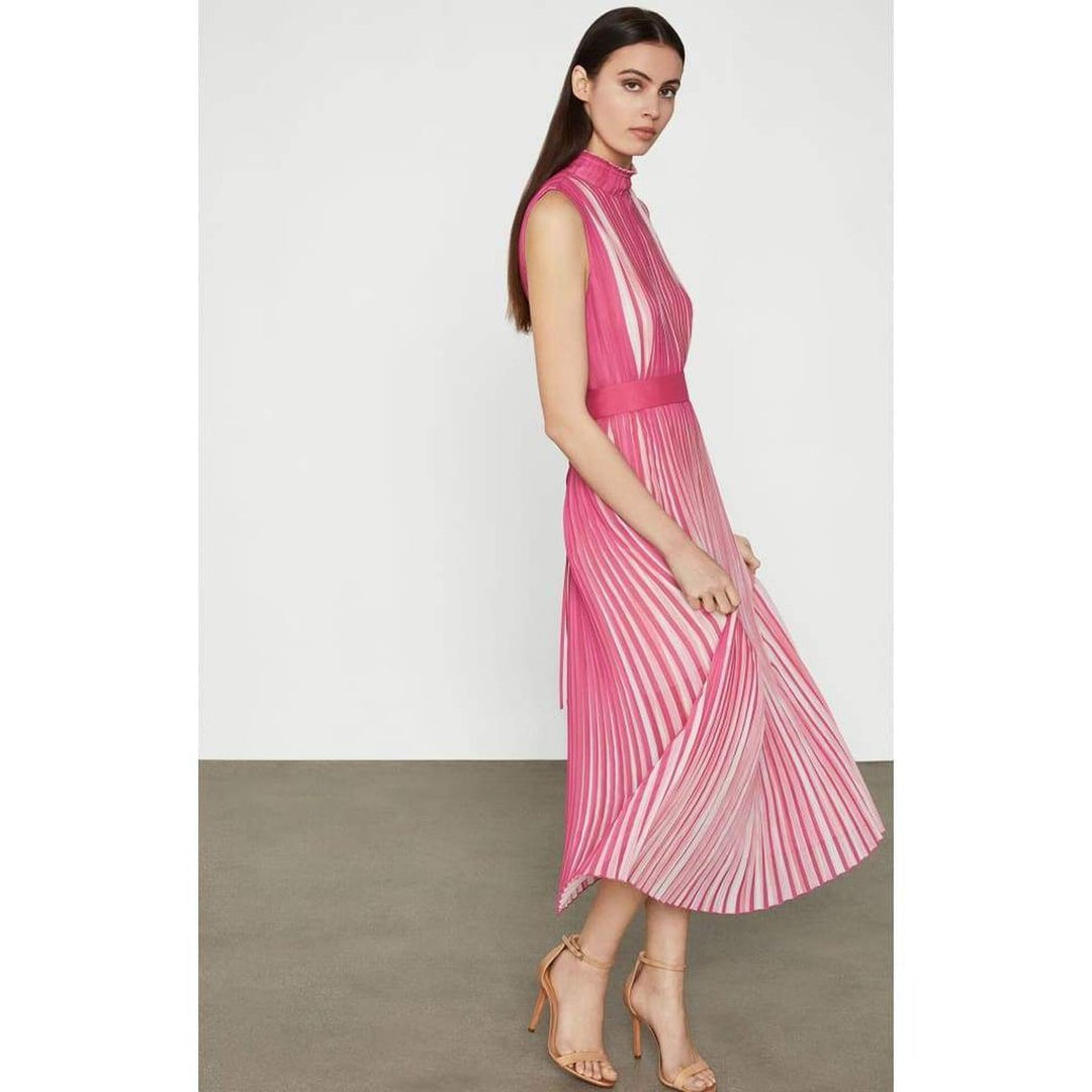 Pleated Midi Dress