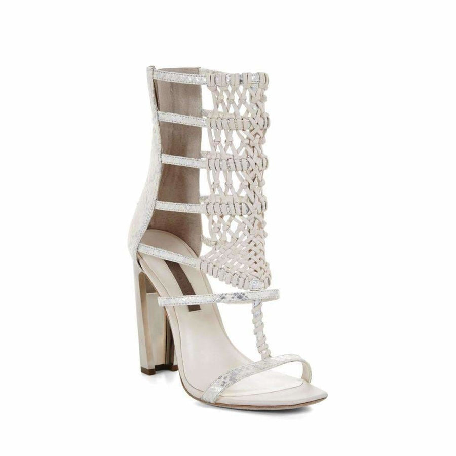 BCBGMAXAZRIA-Post High Heel Macrame Day Sandal POST1-190 - Runway Catalog