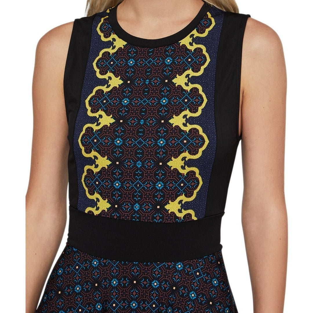 Printed Fit & Flare Dress