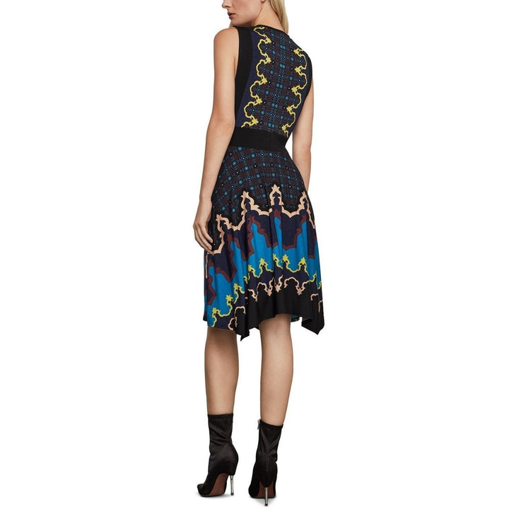 Printed Fit & Flare Dress