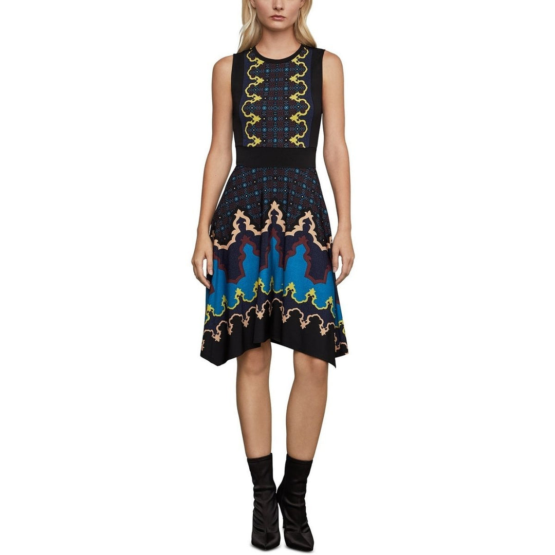 Printed Fit & Flare Dress