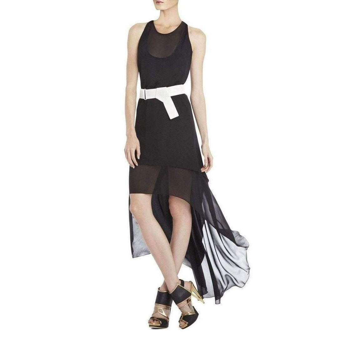 BCBGMAXAZRIA-Rasha Black Halter Dress - Runway Catalog