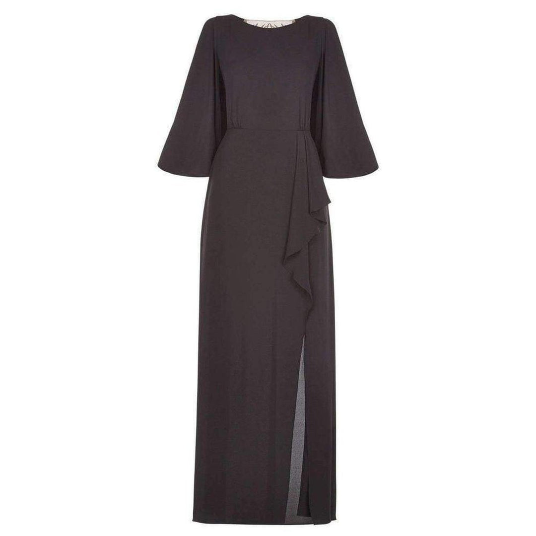 Rayah Sequin Embroidered Draped Gown