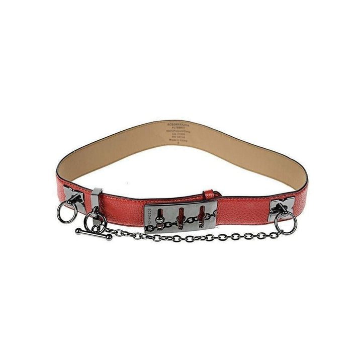Red Toggle Waist Belt