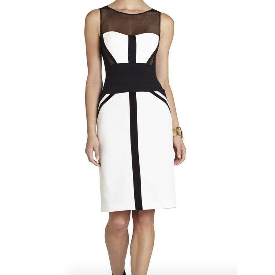 BCBGMAXAZRIA-Reina Fitted Sleeveless Dress - Runway Catalog