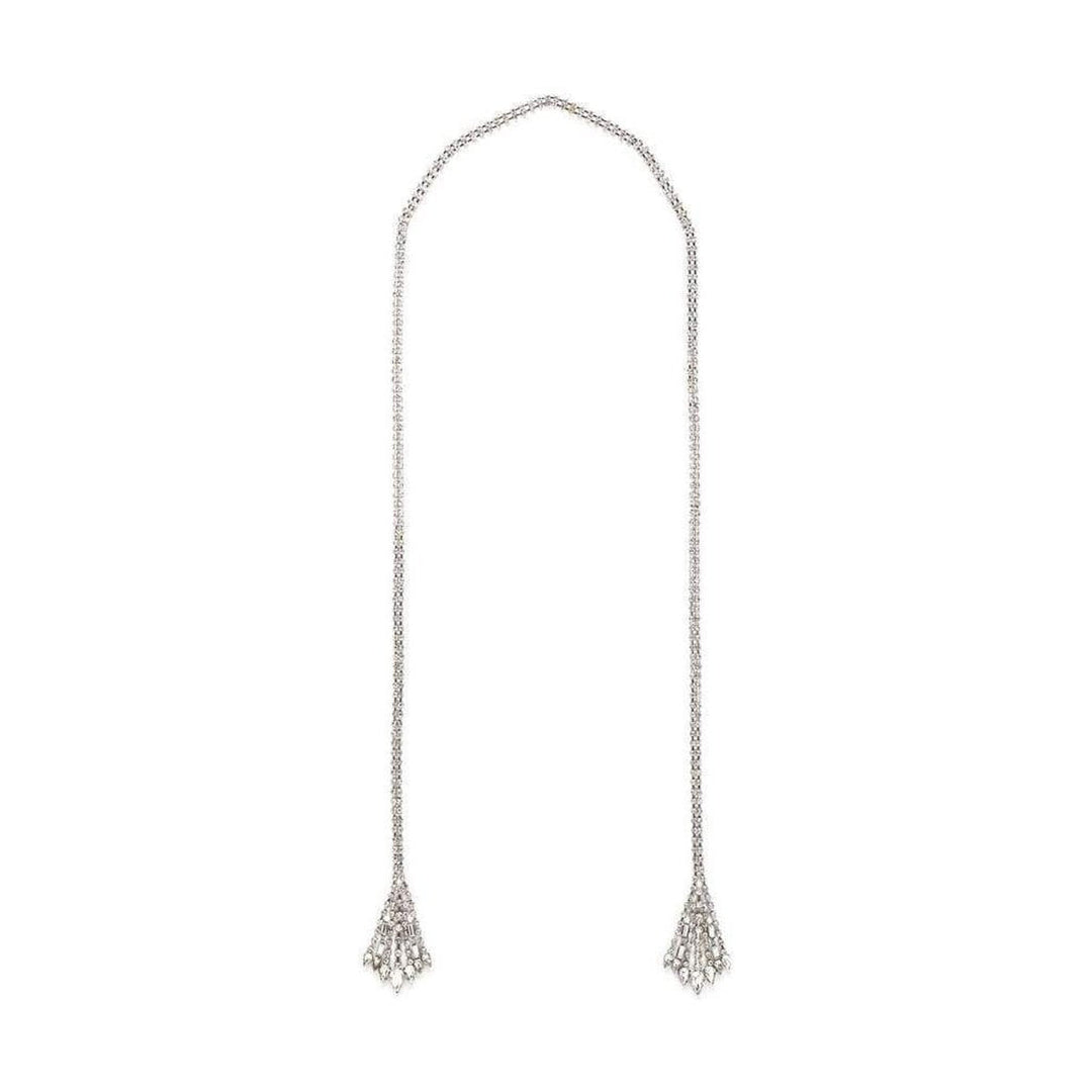 Rhinestone Lariat Necklace