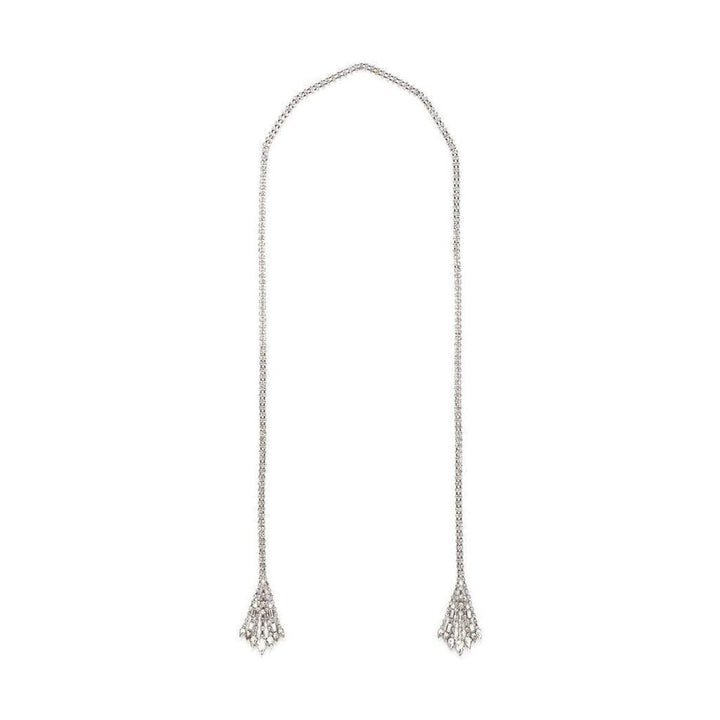 Rhinestone Lariat Necklace