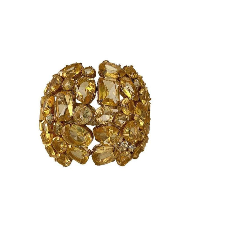 BCBGMAXAZRIA-Rhinestone Stone Cuff Bracelet - Runway Catalog