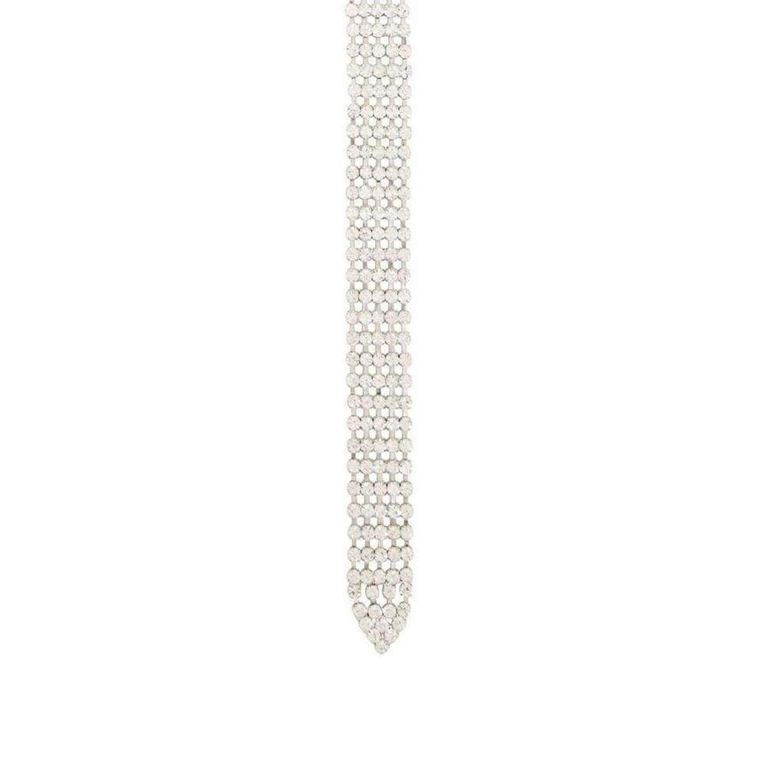 Rhinestone Tie Necklace
