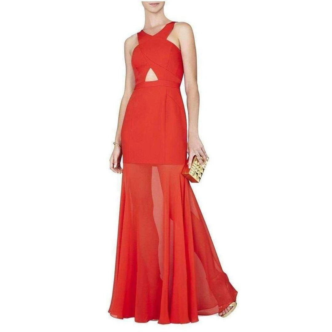 Ria Criss-Cross Front Gown