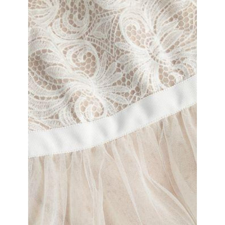 Riese Tulle Applique Dress