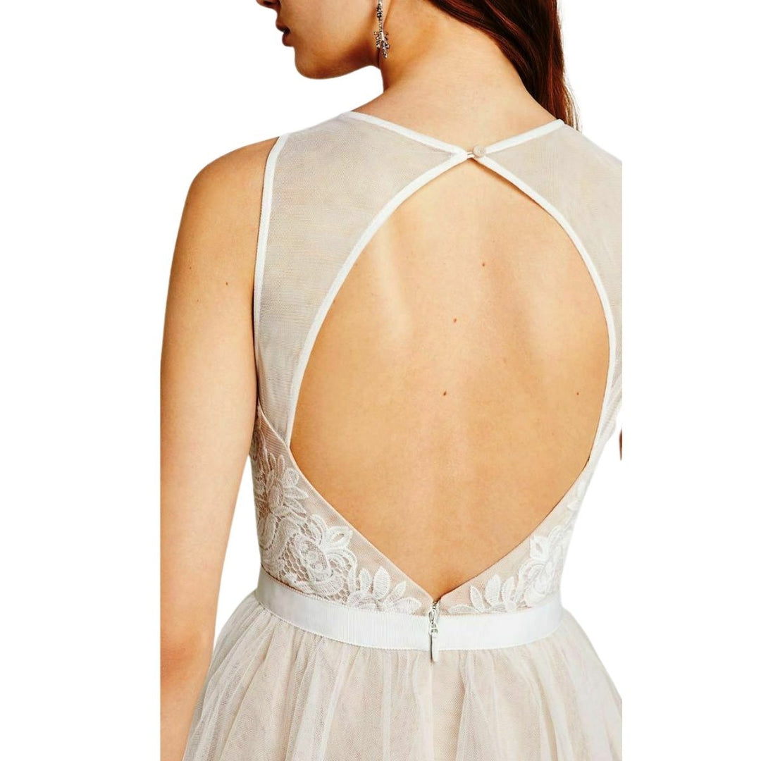 Riese Tulle Applique Dress