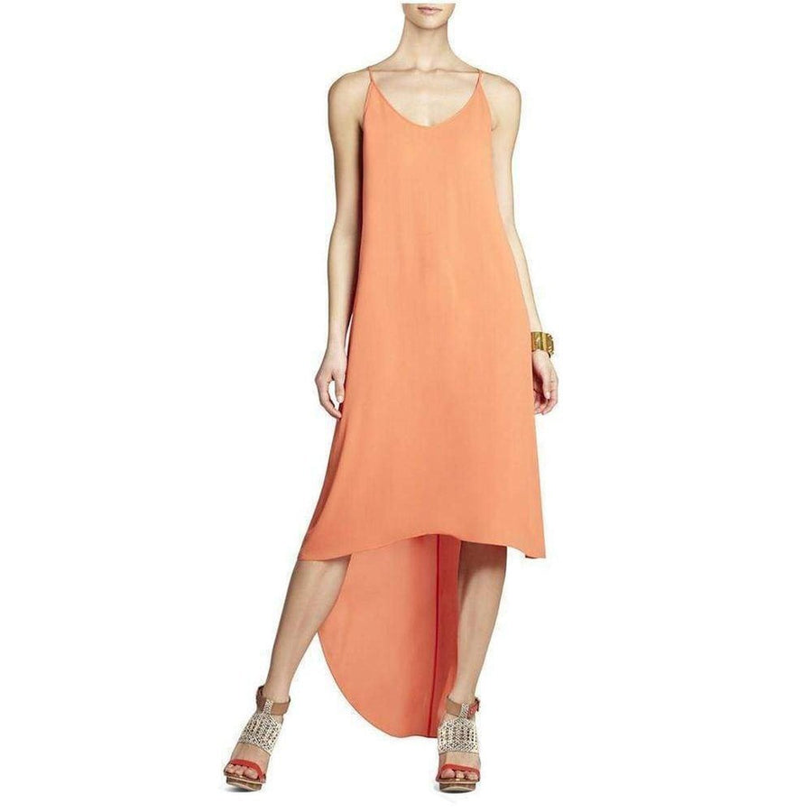 BCBGMAXAZRIA-Rory Sleeveless Dress With High-Low Hem - Runway Catalog