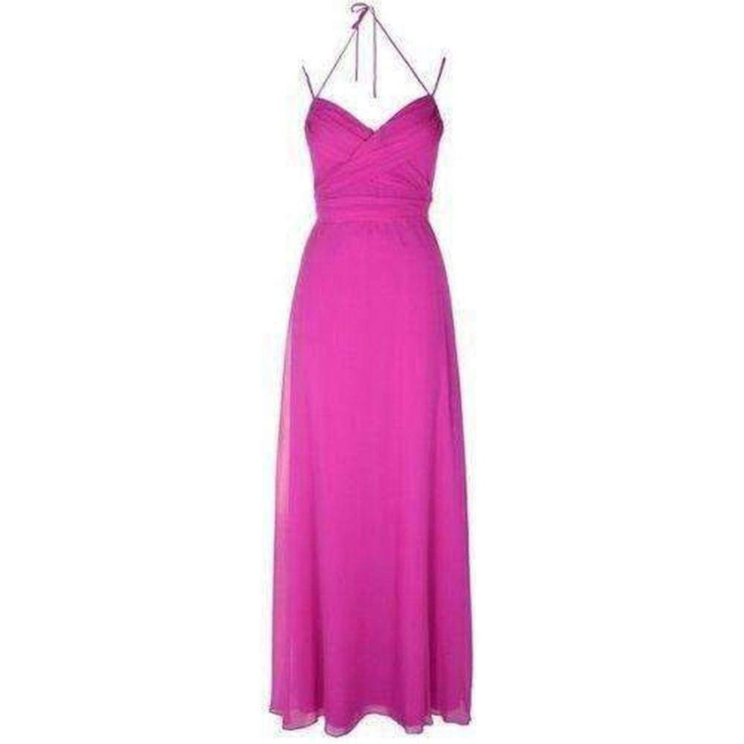 Rosabelle Open Back Front Slit Dress