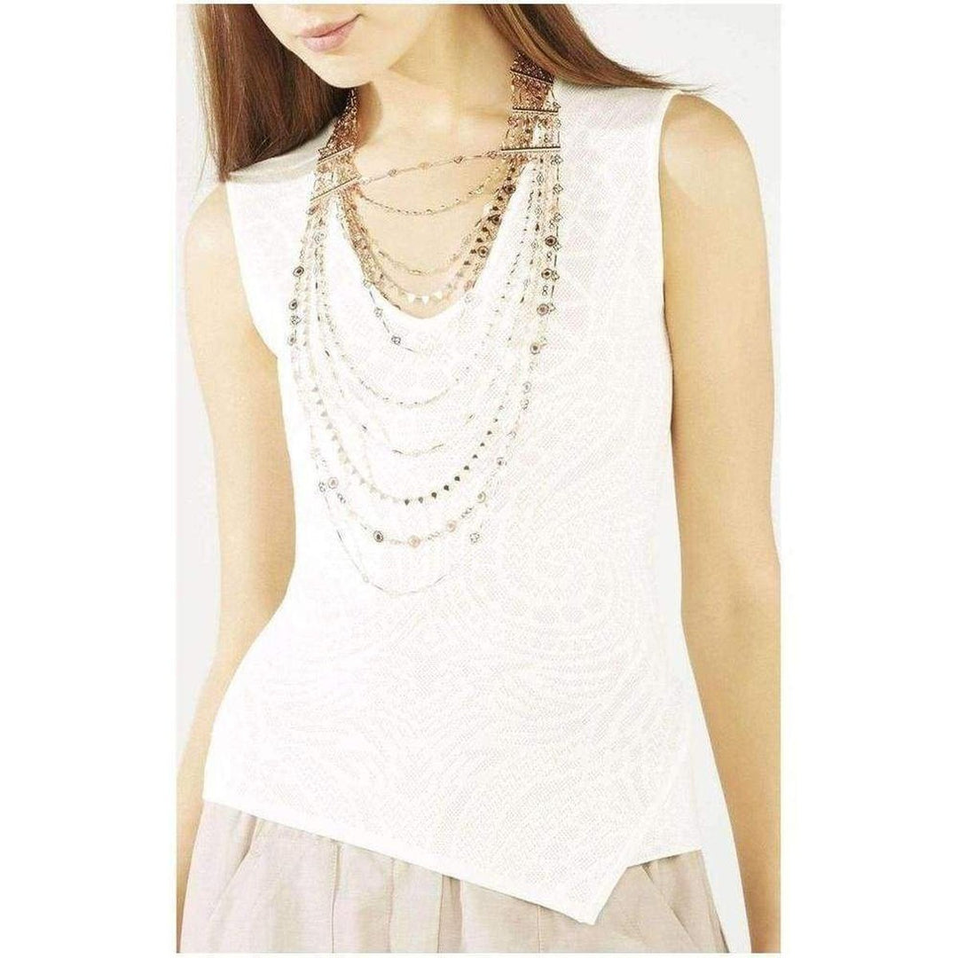 Rose Gold Layered Novelty Chain Necklace