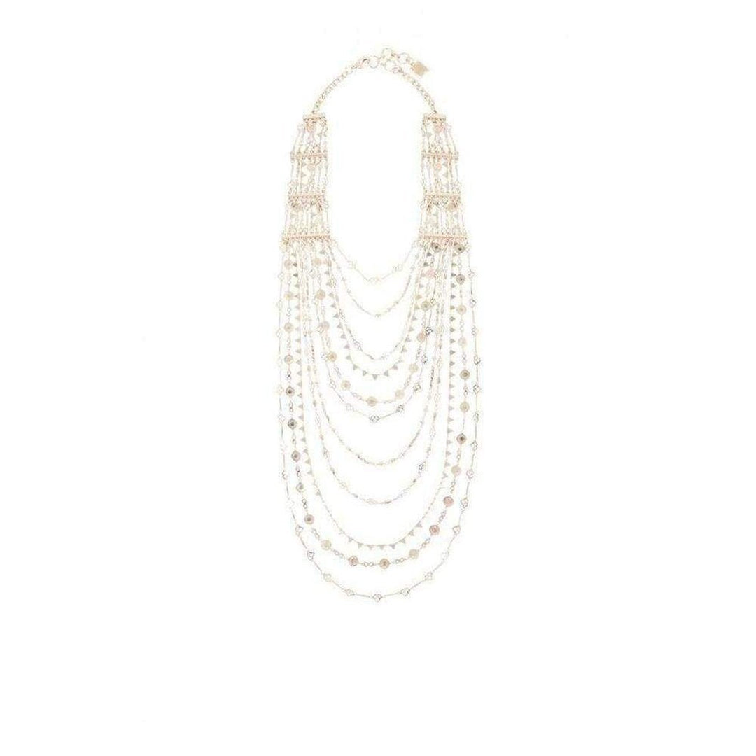 BCBGMAXAZRIA-Rose Gold Layered Novelty Chain Necklace - Runway Catalog