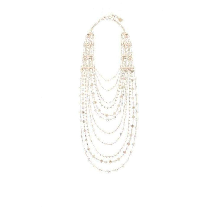 BCBGMAXAZRIA-Rose Gold Layered Novelty Chain Necklace - Runway Catalog