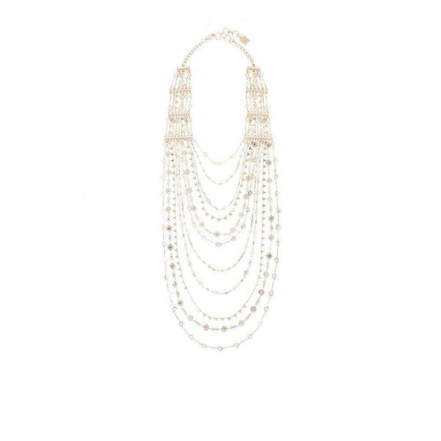 BCBGMAXAZRIA-Rose Gold Layered Novelty Chain Necklace - Runway Catalog