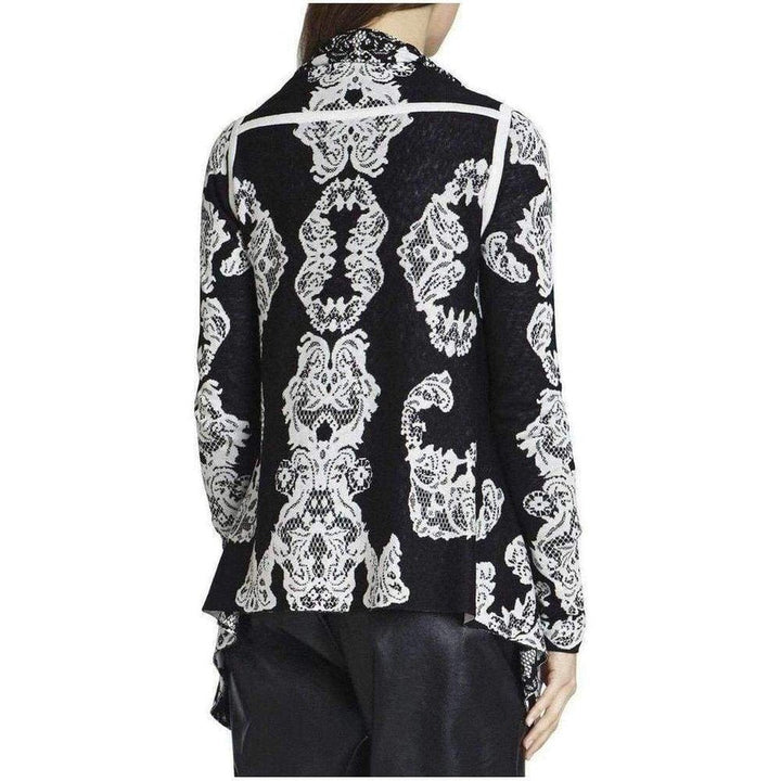 Ruba Lace Jacquard Cardi-Wrap