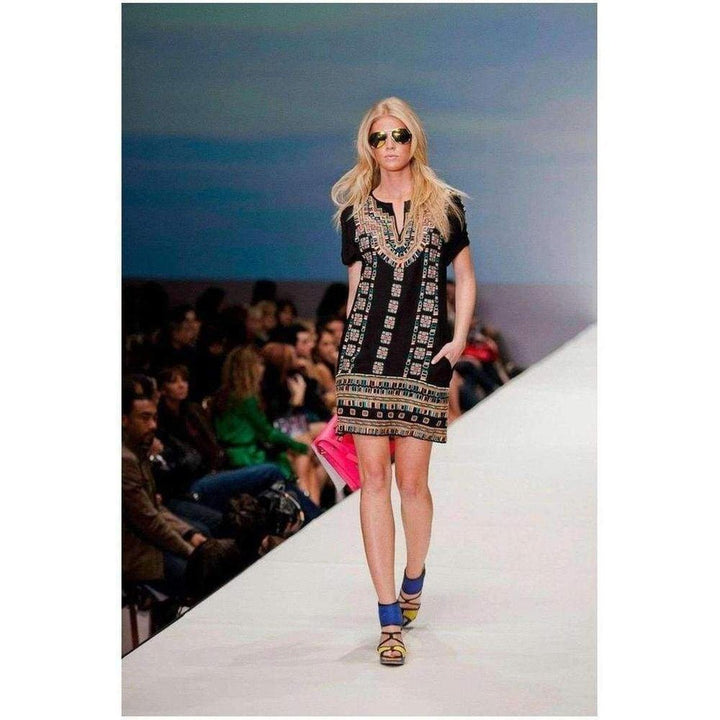 Runway Embroidered Aliss Shirt Dress