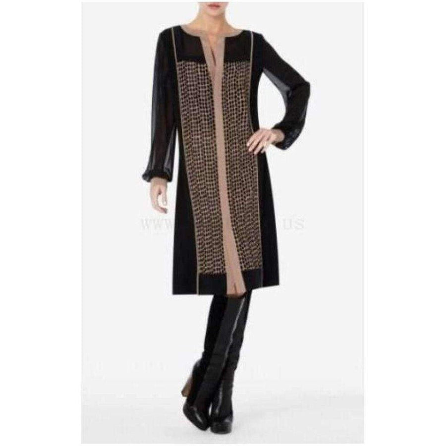 BCBGMAXAZRIA-Runway Gretchen Printed Center Panel Dress - Runway Catalog