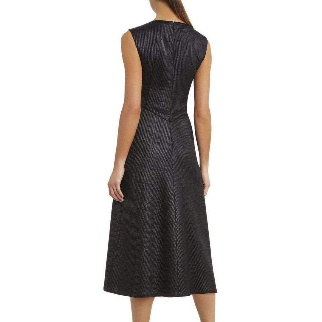 Runway Jacelyn Black V-Neck Dress