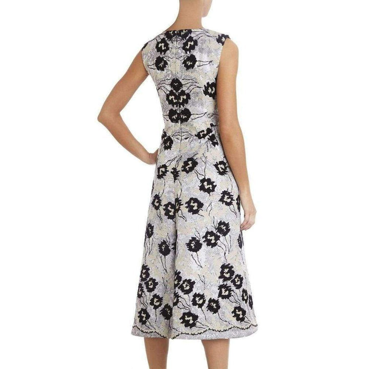 Jacelyn Combo V-Neck Dress